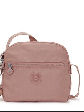 Kipling keefe crossbody rosey rose pink nylon